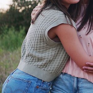 Zara sleeveless sweater